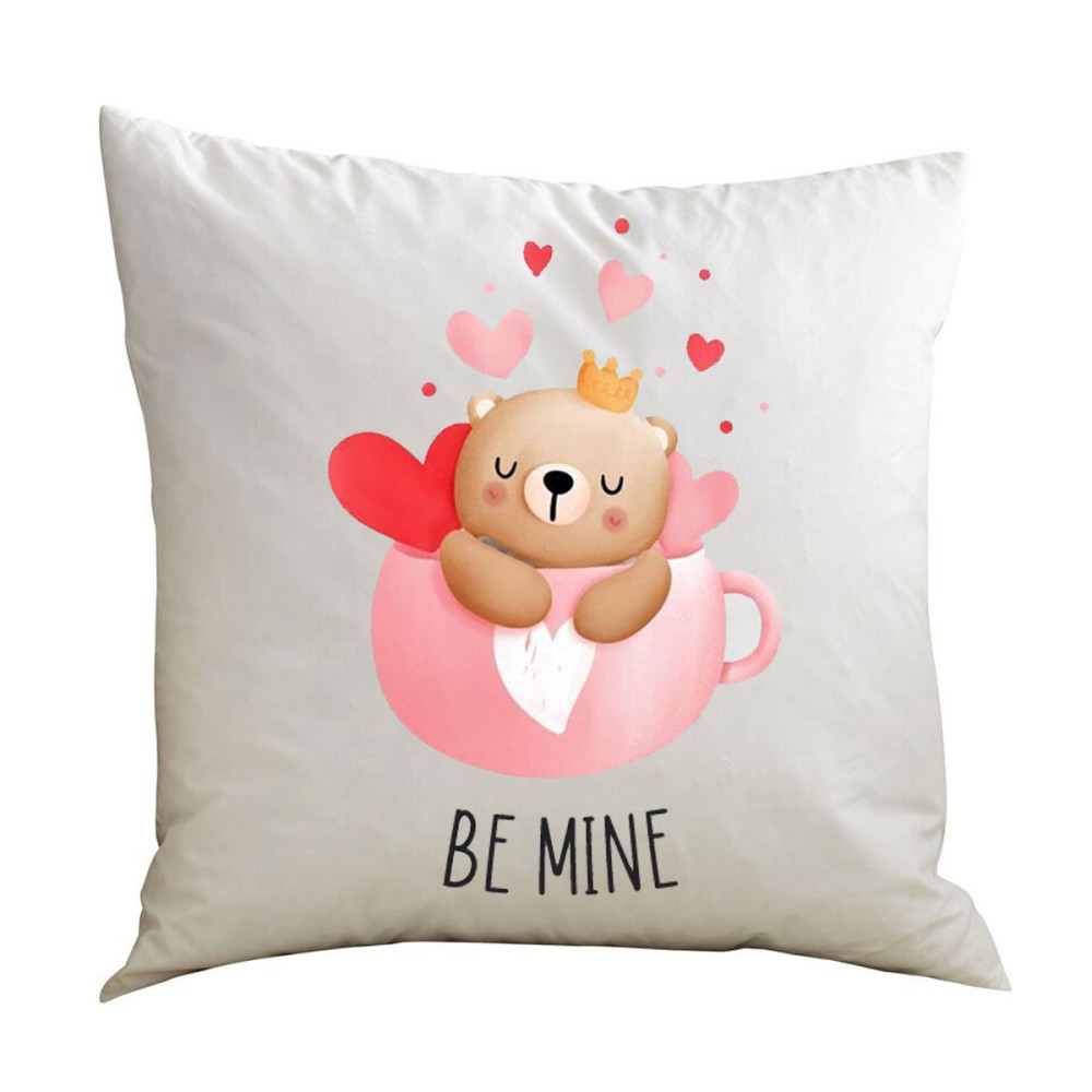 Cuscino San valentino + tazza Be mine