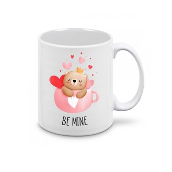 Cuscino San valentino + tazza Be mine