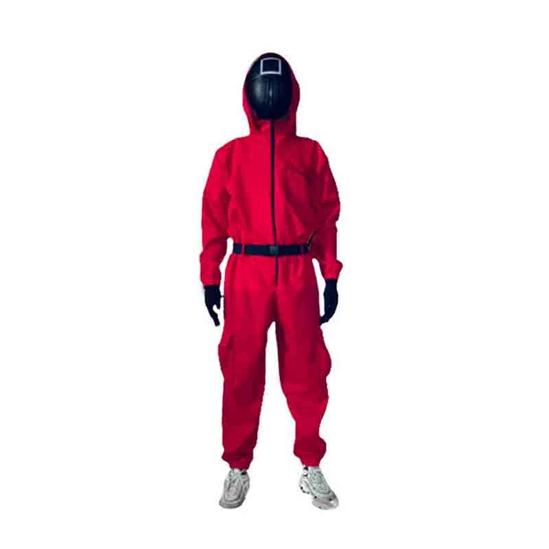 Costume Gioco Coreano Tg L aduto squid game + maschera a scelta