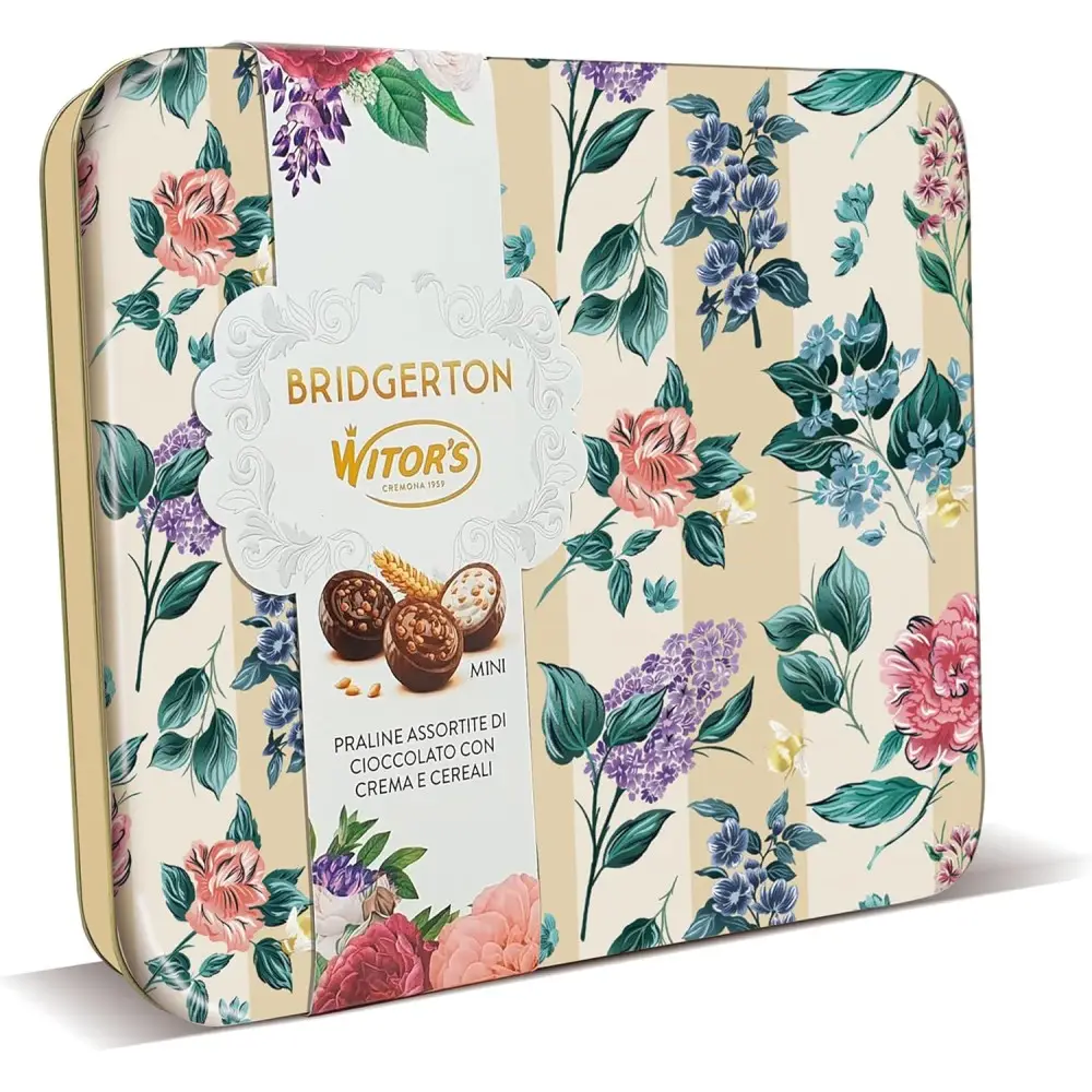 WITOR'S - Bridgerton - Cioccolatini Assortiti Ripieni con Crema e Cereali 250 g