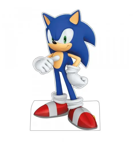 Sagoma decorativa in legno Sonic - 50 cm