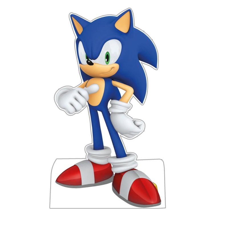 Sagoma decorativa in legno Sonic - 30 cm