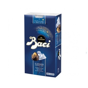 Baci Perugina Latte Cioccolatini al Latte Ripieni al Gianduia e Nocciola Intera, 200 g