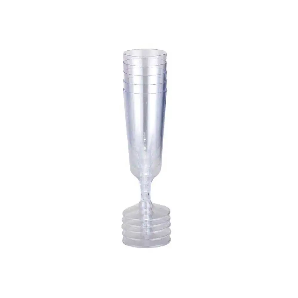 calice champagne 6 pz. base trasparente 8842