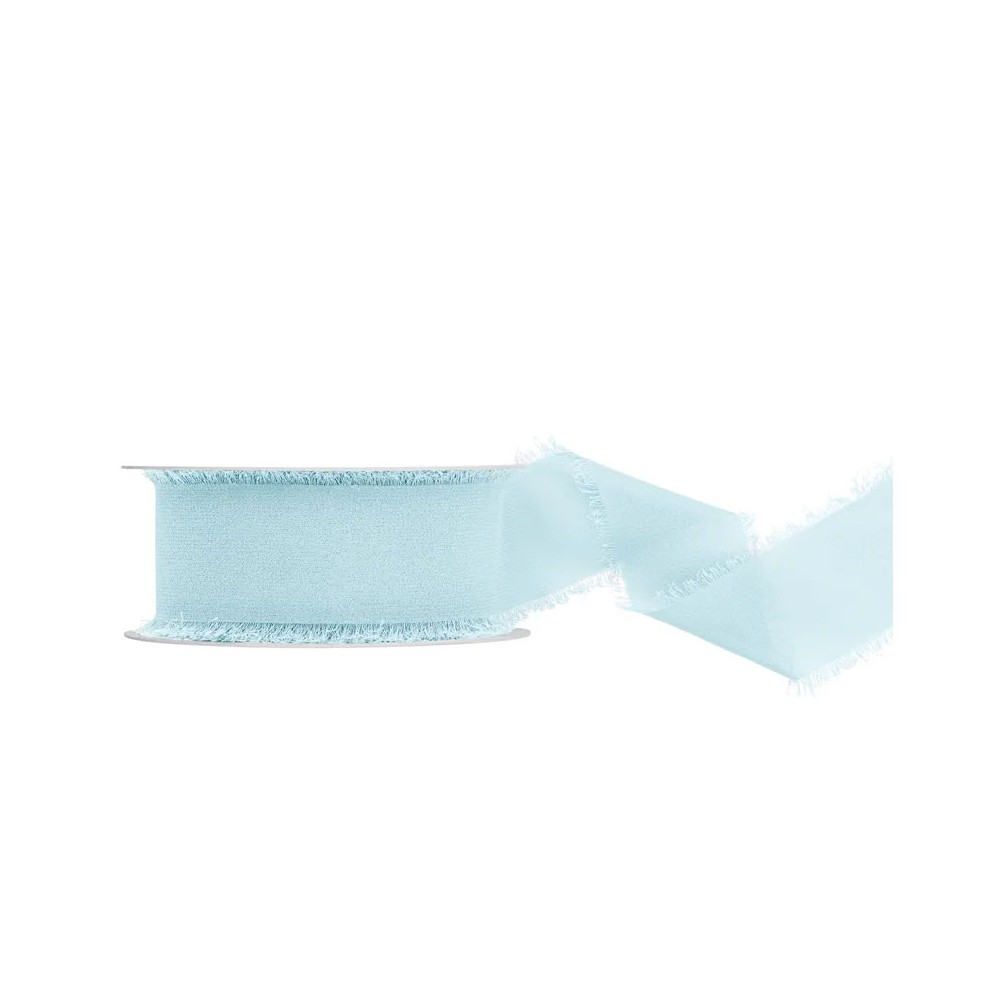Nastro di chiffon azzurro cielo 40 mm/10 m WJ40-10-011J