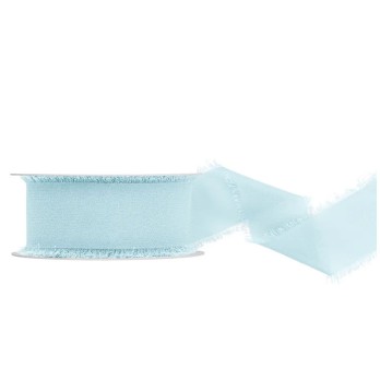 Nastro di chiffon azzurro cielo 40 mm/10 m WJ40-10-011J