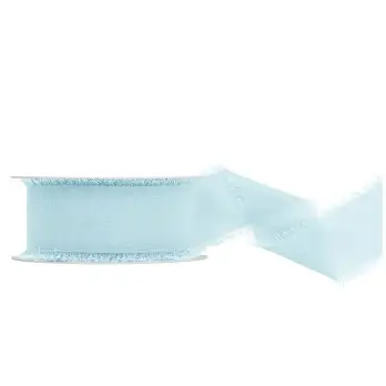 Nastro di chiffon azzurro cielo 40 mm/10 m WJ40-10-011J