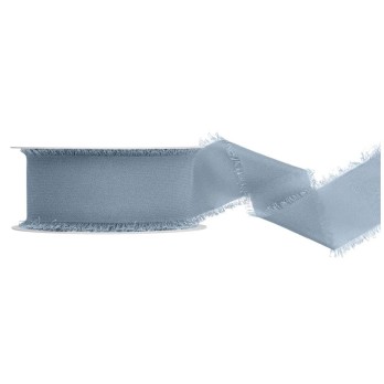 Nastro di chiffon azzurro nebbia 40 mm/10 m WJ40-10-093J