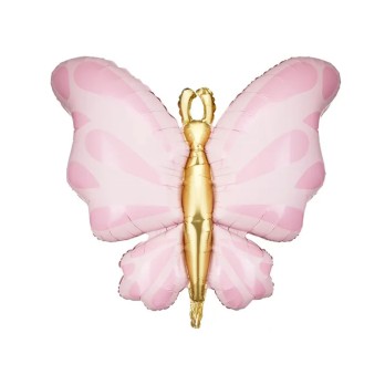 Palloncino foil Farfalla 69x69 cm rosa FB248-081