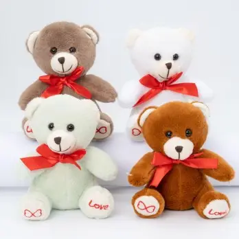 Peluche orso 15 cm colori assortiti e casuali