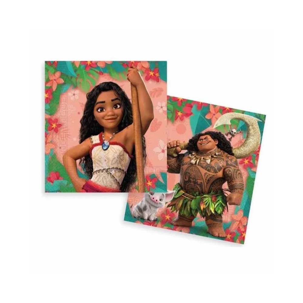 Kit 8 persone Oceania II con picks e candelina numerale