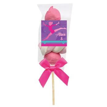 Spiedini di Marshmallow Ginnastica artistica Personalizzabili - kit fai da te