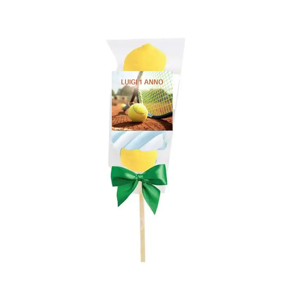 Spiedini di Marshmallow Tennis Personalizzabili - kit fai da te