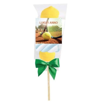Spiedini di Marshmallow Tennis Personalizzabili - kit fai da te