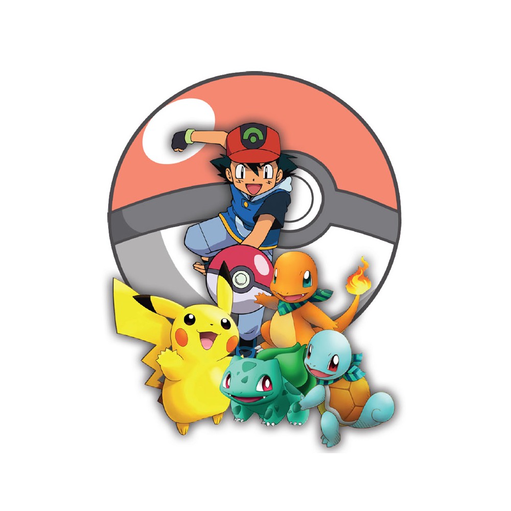Sagoma Decorativa in Legno Pokemon - 85 cm