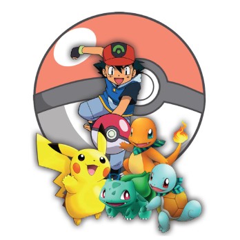 Sagoma Decorativa in Legno Pokemon - 85 cm