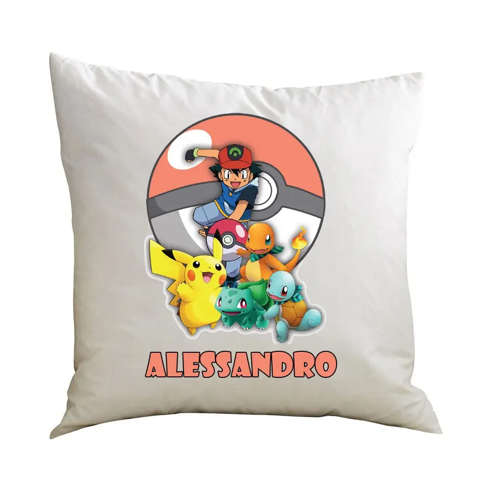 Cuscino Pokemon personalizzabile - 1 pz