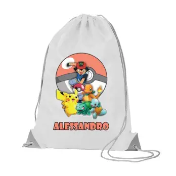 Sacca Zaino in nylon Pokemon - 5pz