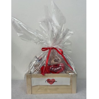 Set san Valentino con peluche Orsetto Ti Amo Baci e tazza
