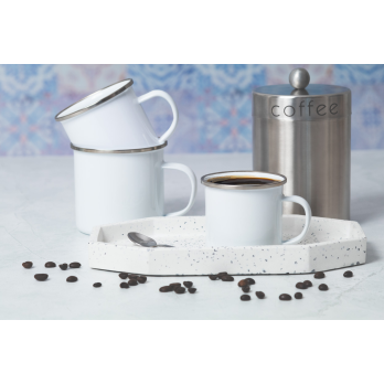 Tazza Vintage in metallo I Love Inter Personalizzabile