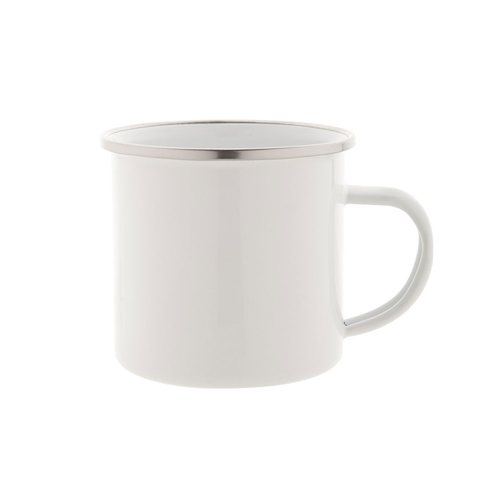 Tazza Vintage in metallo I Love Milan Personalizzabile