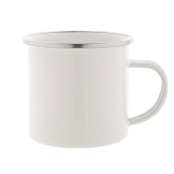 Tazza Vintage in metallo I Love Milan Personalizzabile