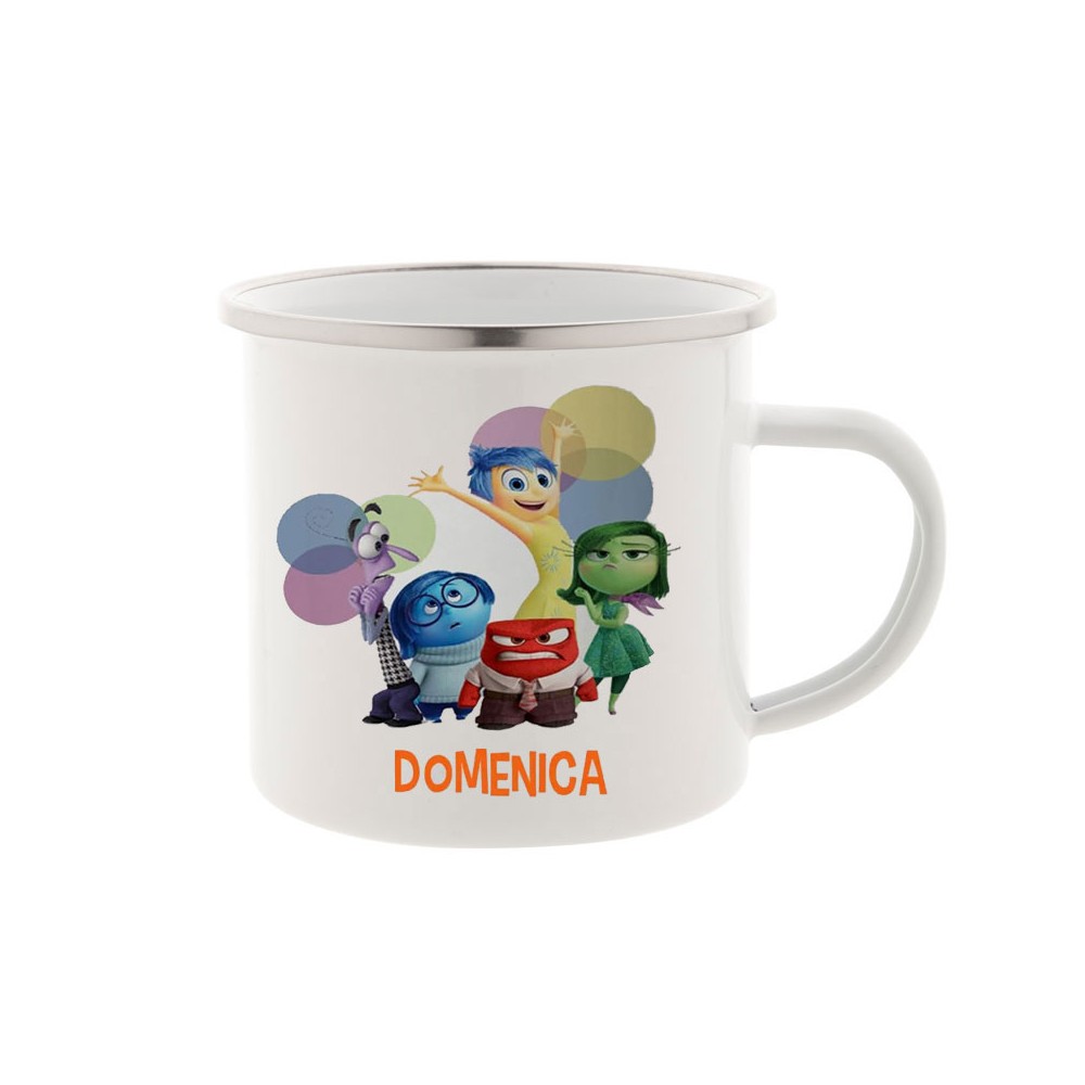 TazzaVintage in metallo Inside out 2 Personalizzabile