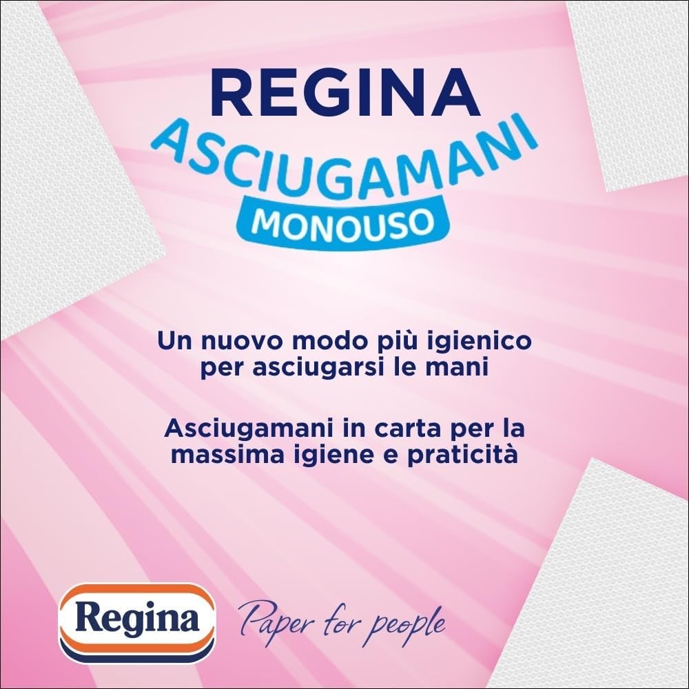 Regina Asciugamani Monouso - 5 Confezioni da 100 Servizi ciascuna
