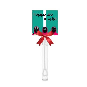 Bolle Di Sapone Squid game Personalizzabili  - 24pz