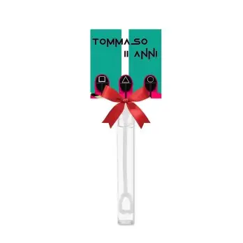 Bolle Di Sapone Squid game Personalizzabili  - 24pz
