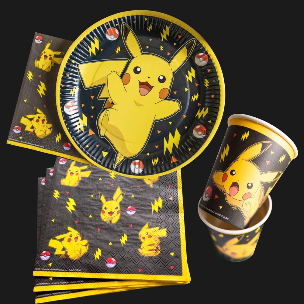 KIT N.2 POKÉMON - ADDOBBI PER COMPLEANNO