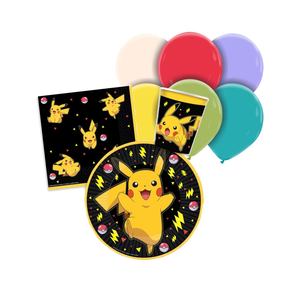KIT N.22 POKÉMON - ADDOBBI PER FESTA A TEMA