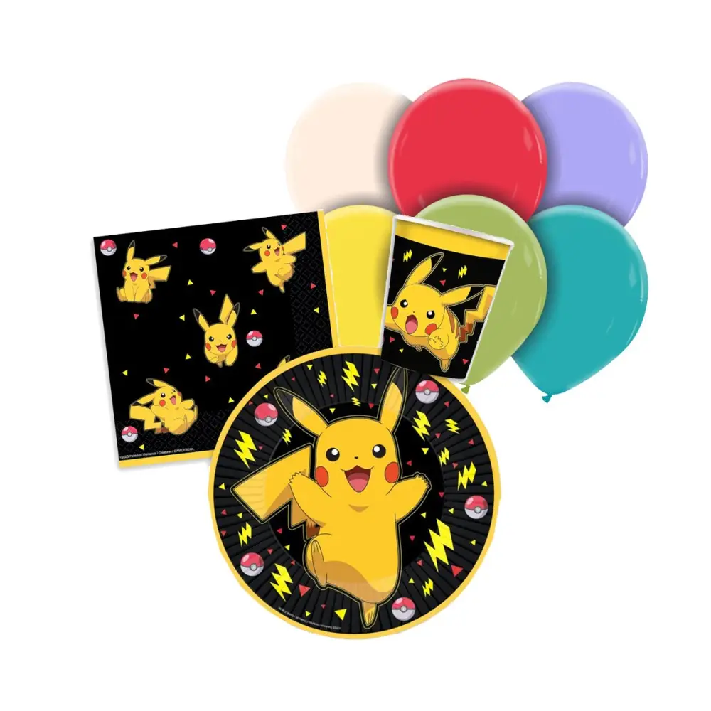 KIT N.22 POKÉMON - ADDOBBI PER FESTA A TEMA