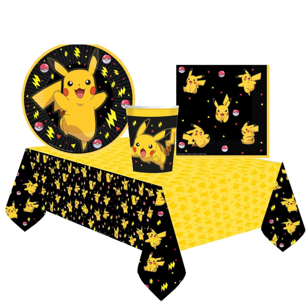 KIT COMPLEANNO POKÉMON PER 8 PERSONE