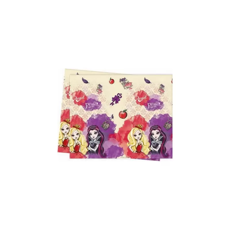 TOVAGLIA DA TAVOLA IN PVC EVER AFTER HIGH ADDOBBI FESTA BAMBINA  APPLE WHITE
