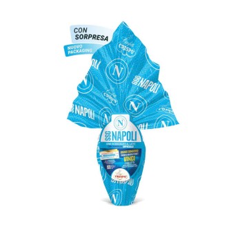 Set Uovo di Pasqua Napoli con Guscio Tazza e Sacca