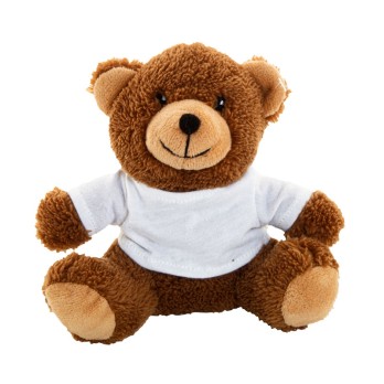 Orsetto di peluche 15 cm con maglietta personalizzabile