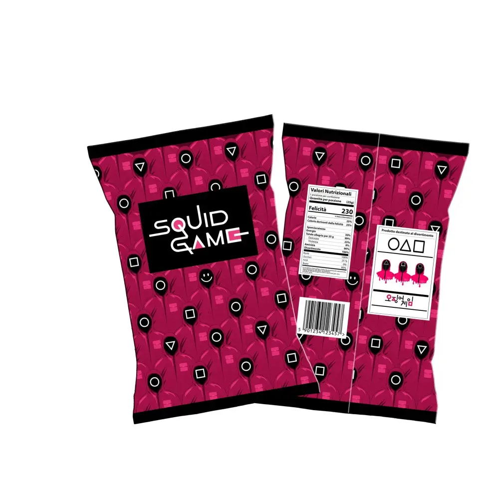 Patatine Squid game personalizzbili - 20 pz