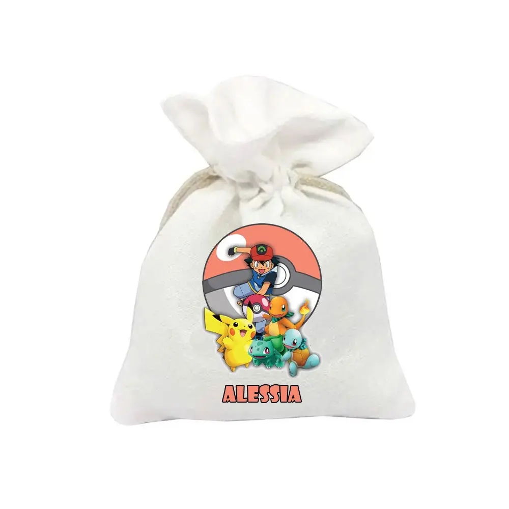 Sacchetti Pokemon Personalizzabili - 10 pz