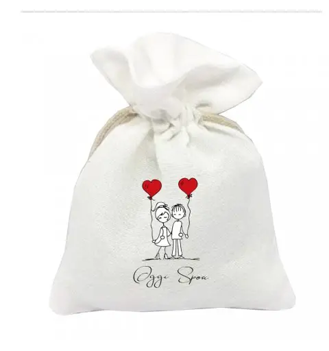 10 SACCHETTI  PERSONALIZZABILI OGGI SPOSI
