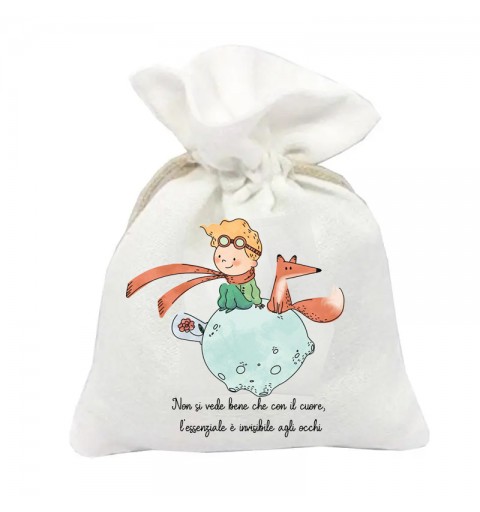 10 Sacchetti personalizzabili Piccolo Principe new