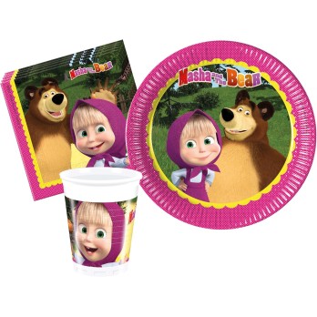 KIT MASHA E ORSO PER 24 BAMBINI
