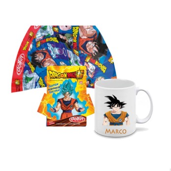 Uovo di pasqua Dragonball 220 g + tazza personalizzabile
