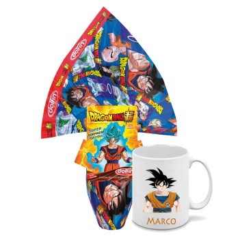 Uovo di pasqua Dragonball 220 g + tazza personalizzabile