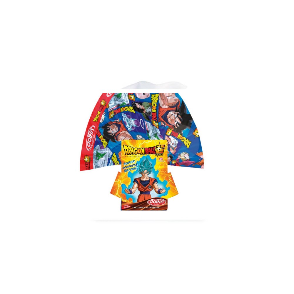 Uovo di pasqua Dragonball 220 g + guscio celeste
