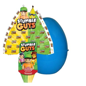 Uovo di pasqua Stumble Guys 250 g + guscio celeste