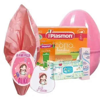 Set Uovo di Pasqua Cappuccetto rosso New Plasmon Personalizzabile
