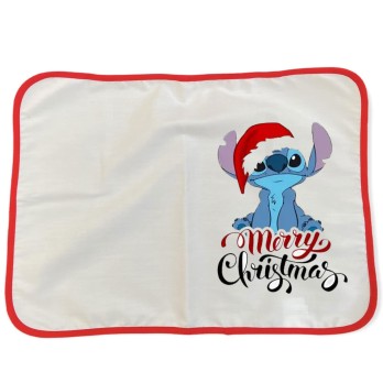 Tovaglietta America In stoffa Natalizia Stitch Personalizzabile