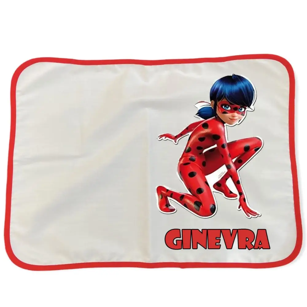 Tovaglietta Americana Ladybug Miraculus personalizzabile
