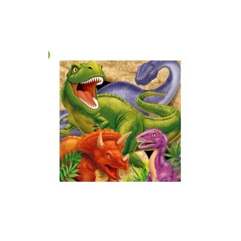 KIT COMPLEANNO DINOSAURI PER 16 PERSONE